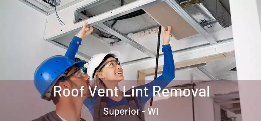 Roof Vent Lint Removal Superior - WI